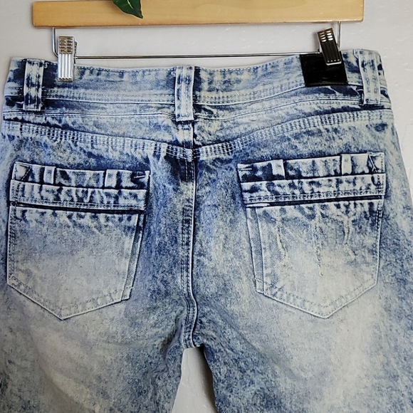 TRILL NATION Distressed shredded Shorts 32 - Picture 4 of 10